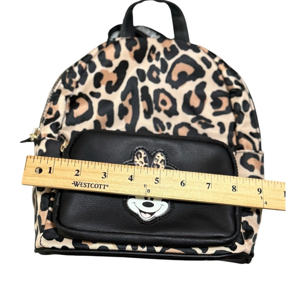 Disney Tan and Black Mini Backpack with Leopard Print - Picture 6 of 6
